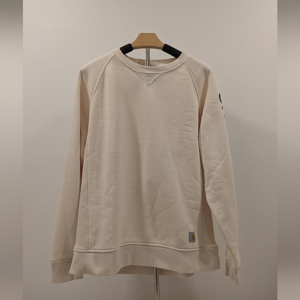 Carhartt Women's Cream Sweater Size L
